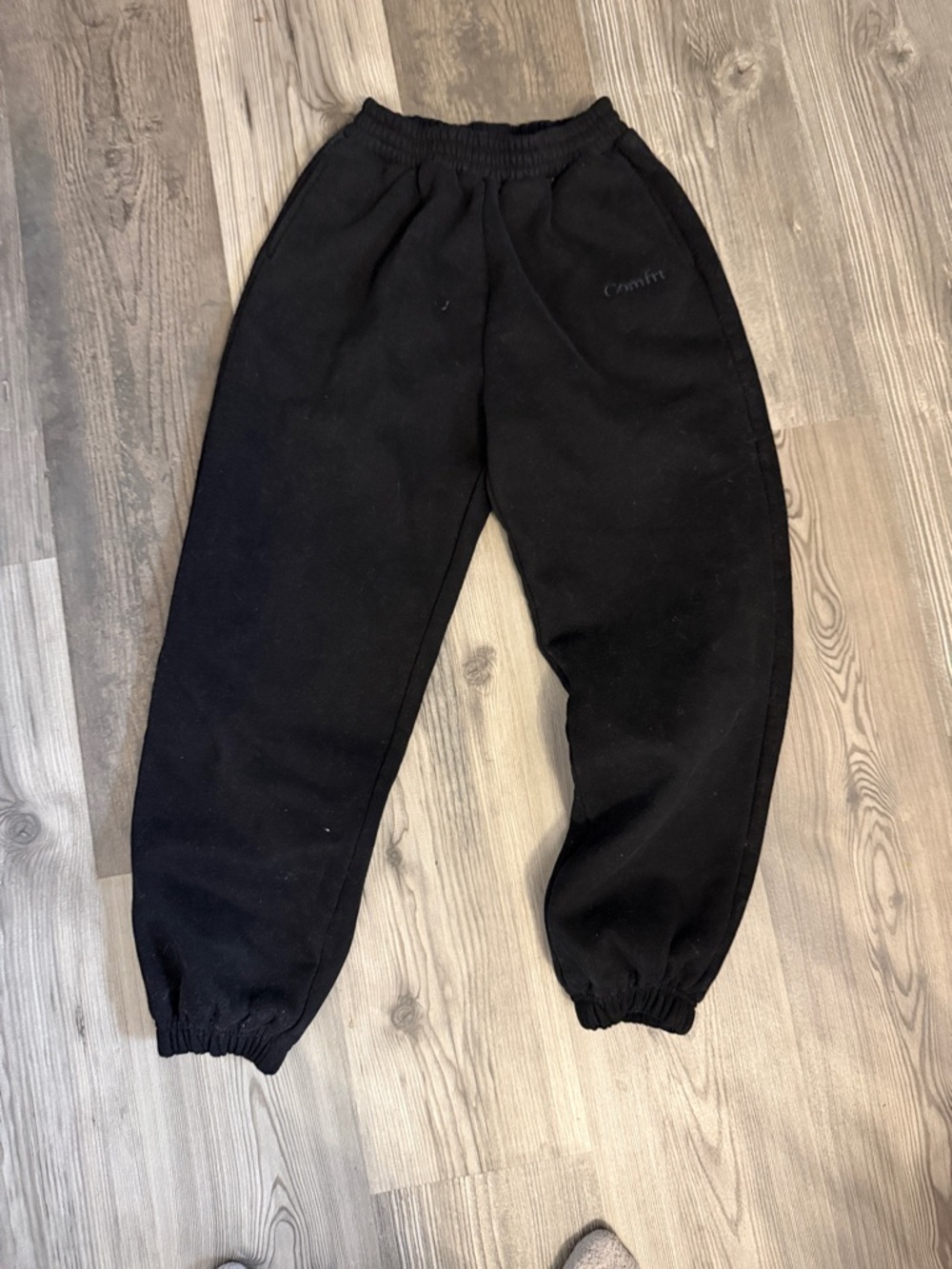Comfrt Black Kids XL Jogger Sweatpants